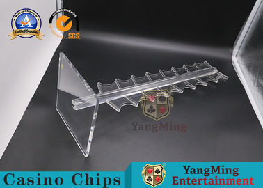 Mua 10 mm Thinkness Roulette Wheel Board Upright Holes Acrylic Poker Chip Rack sản xuất trực tuyến