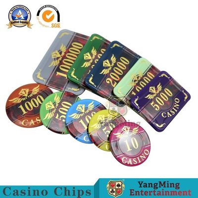 Mua 760 cái Bộ chip đất sét ABS của Mỹ Bộ chip lõi sắt Đồng xu Texas Hold 'Em Game Đặc biệt chống hàng giả Nhà máy sản xuất chip sản xuất trực tuyến