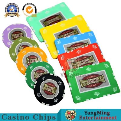 Mua Câu lạc bộ cờ bạc Casino Poker Bộ chip xử lý bằng nhựa đất sét ABS sản xuất trực tuyến
