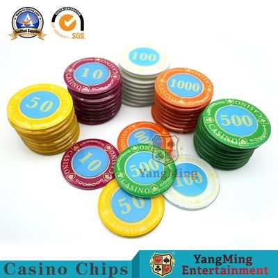 Mua Bộ chip pha lê acrylic 730 chiếc Trò chơi Poker Độc lập UV Violet sản xuất trực tuyến
