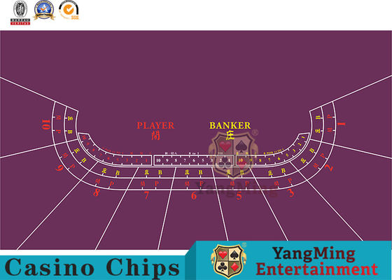 Mua Trò chơi Baccarat 9 người và Texas Hold’Em In tiêu chuẩn Màu sắc không thấm nước Trò chơi Poker Nhà sản xuất Khăn trải bàn Tùy chỉnh sản xuất trực tuyến
