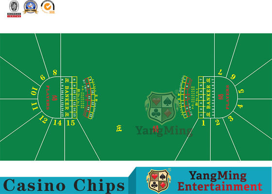 Mua Trò chơi Poker Baccarat Xanh dành cho 15 Người chơi Phiên bản Bố cục Sang trọng Nhà máy Thiết kế Phân phối Hai Vòng sản xuất trực tuyến