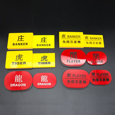 Mua Thân thiện với môi trường Nhựa acrylic hai mặt In ấn hai mặt Trung Quốc & Tiếng Anh Đại lý tấm mã khắc sản xuất trực tuyến