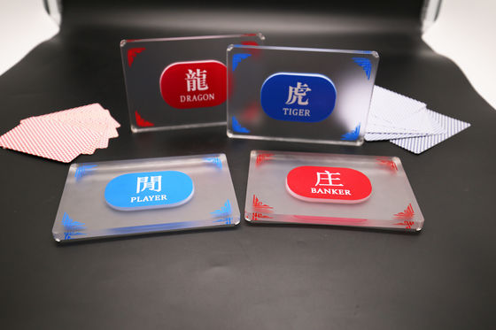 Mua Nút đại lý acrylic bán mờ Thẻ miễn phí Texas Hold'Em Trò chơi bàn cờ Baccarat Hai mặt In nhựa pha lê sản xuất trực tuyến
