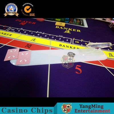 Mua Chất lượng cao Acrylic trong suốt Tay cầm Solitaire Máy rút thẻ Baccarat Câu lạc bộ Poker Phụ kiện Mặt bàn bằng nhựa đất sét sản xuất trực tuyến
