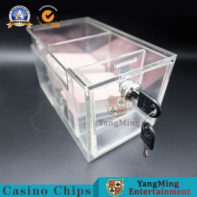 Mua Thẻ chơi 8 cặp Hộp đựng thẻ loại bỏ acrylic dày Hoàn toàn trong suốt sản xuất trực tuyến