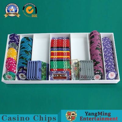 Mua Chất lượng cao Thân thiện với môi trường Khay chip acrylic màu trắng Nhựa ABS Baccarat Texas Đồng xu chống làm giả chip sản xuất trực tuyến