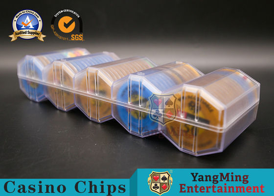 Mua Câu lạc bộ Poker Hộp đựng chip kim cương mờ tùy chỉnh 100 miếng của giá đỡ chip kết hợp 45mm với bảng giải trí có nắp sản xuất trực tuyến