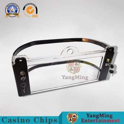 Mua Giá đỡ chip Casino Roulette Sòng bạc bằng acrylic dày trong suốt có khóa sản xuất trực tuyến