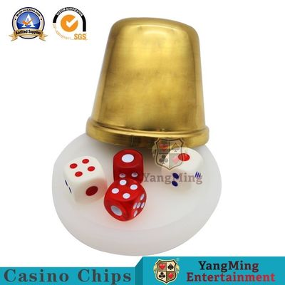 Mua Phụ kiện trò chơi Sòng bạc SS Cốc xúc xắc tay Titan vàng đồng sản xuất trực tuyến