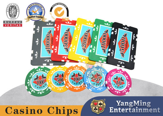 Mua SGS Chống hàng giả Frosted Sticker Bộ chip sòng bạc Poker con lăn cao sản xuất trực tuyến