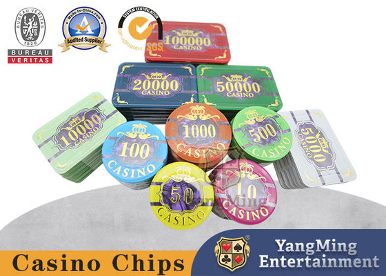 Mua Thiết kế mẫu vỏ acrylic 3 lớp Bronzing Gốm đất sét Casino Chip sản xuất trực tuyến