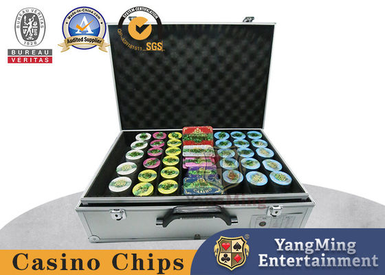 Mua Bộ chip dập vàng ba lớp acrylic Bộ 760 Chip trò chơi trên bàn chơi bài kết hợp sản xuất trực tuyến