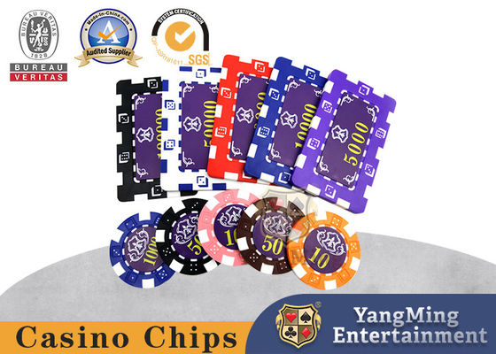 Mua Bộ chip sòng bạc ABS lõi sắt bằng đất sét đặc biệt có hộp cho phòng chơi cờ sản xuất trực tuyến