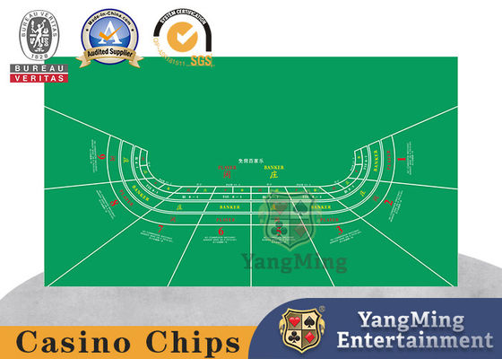 Mua 8 người chơi Baccarat Poker Felt Bìa bàn Màu CMYK sản xuất trực tuyến