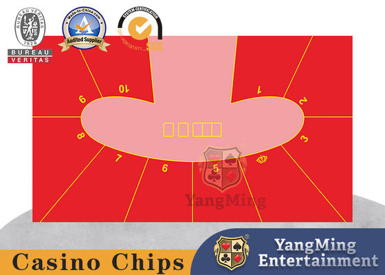 Mua CMYK 10 người Texas Holdem Card Game Poker Felt Table Vải sản xuất trực tuyến