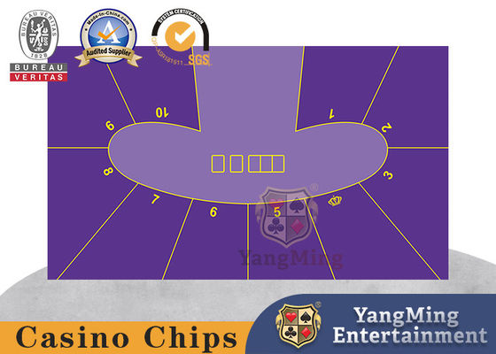Mua Hình dạng hạt đậu Hai màu 10 người Texas Holdem Poker Casino Bố trí bàn chơi sản xuất trực tuyến