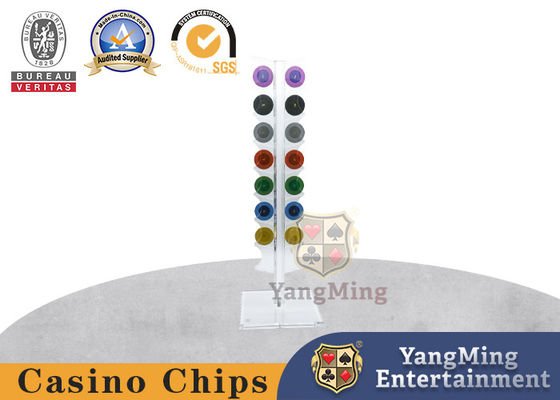 Mua Bàn chơi trò chơi Roulette Casino 8 cái Màn hình hiển thị giá đỡ chip poker acrylic tiêu chuẩn sản xuất trực tuyến