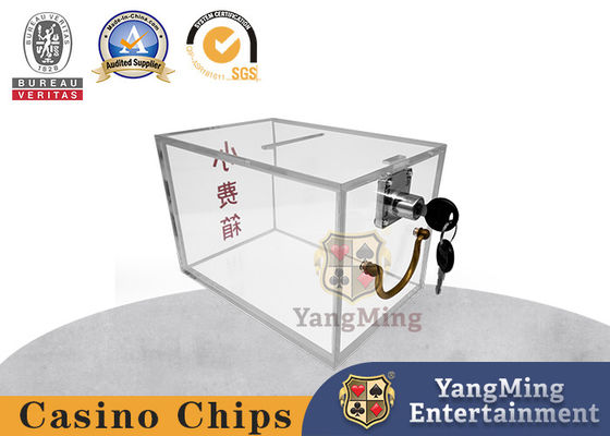 Mua Trò chơi Casino Acrylic trong suốt Hộp tiền có thể khóa Có thể tùy chỉnh sản xuất trực tuyến