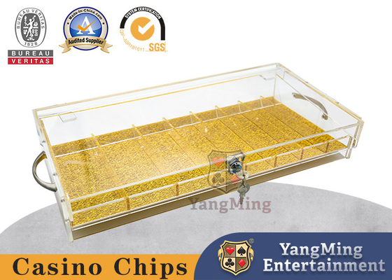 Mua Khay đựng chip Casino 8 hàng trong suốt hoàn toàn trong suốt dành cho trò chơi Baccarat Texas sản xuất trực tuyến