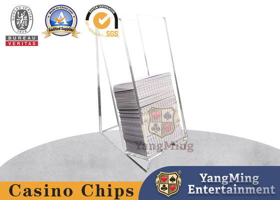 Mua Acrylic 8 cặp bỏ rơi hộp thẻ Texas Hold'Em Baccarat Poker thiết kế bàn chơi đứng sản xuất trực tuyến