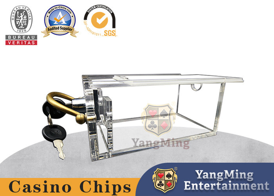 Mua Hộp đựng thẻ sòng bạc bị loại bỏ hoàn toàn bằng acrylic trong suốt 6 cặp sản xuất trực tuyến