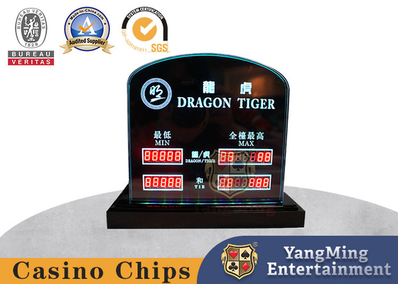 Mua Phông chữ khắc Niu Niu Dragon Tiger Poker Chip hiển thị Trường hợp LED sản xuất trực tuyến