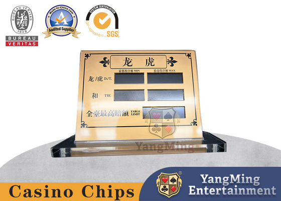 Mua Thẻ hiển thị cược Casino Baccarat Poker màu vàng mờ mờ sản xuất trực tuyến