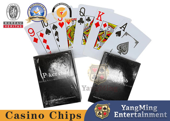 100% PVC nhựa bàn Texas Hold'Em, Casino đặc biệt màu đỏ và màu xanh lá cây chống nước thẻ chơi