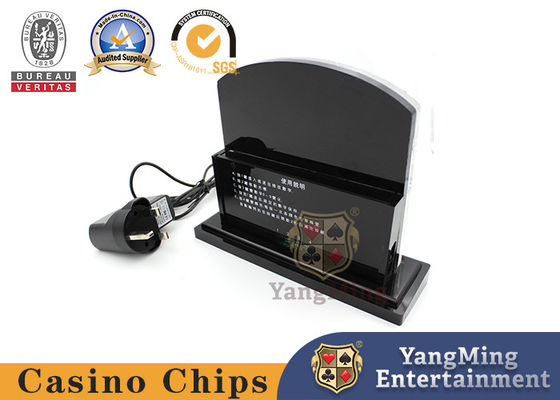 ABS Dragon Tiger Limit Sign Và Poker Table Limited Thẻ đỏ Sòng bạc Bàn Poker Trò chơi cá cược điện tử LED