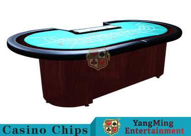 Bàn poker Baccarat Standard Fod Poker cho 9 người chơi 80 inch Bàn poker Baccarat với in ấn tùy chỉnh bằng nhiệt