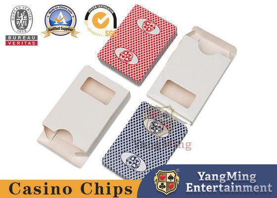 Thẻ chơi sòng bạc bằng nhựa PVC Thẻ chơi trái tim đen đàn hồi hai màu tùy chỉnh