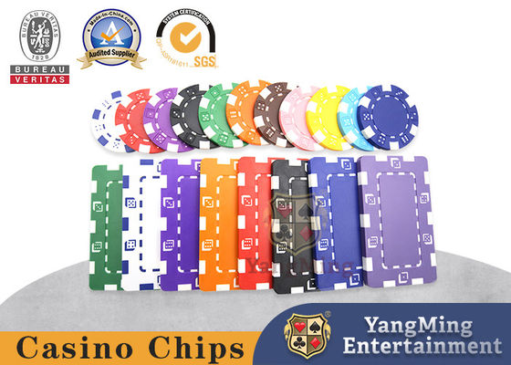 11.5g Chips đa màu mới ABS nhựa Texas Baccarat Casino tùy chỉnh