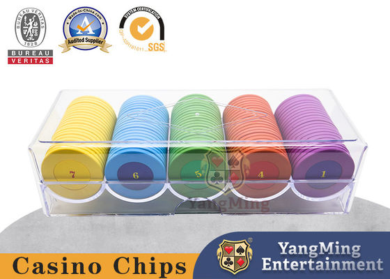 Texas Holdem Casino Chip Tray Màu đen, Touch Casino Chip Holder thoải mái
