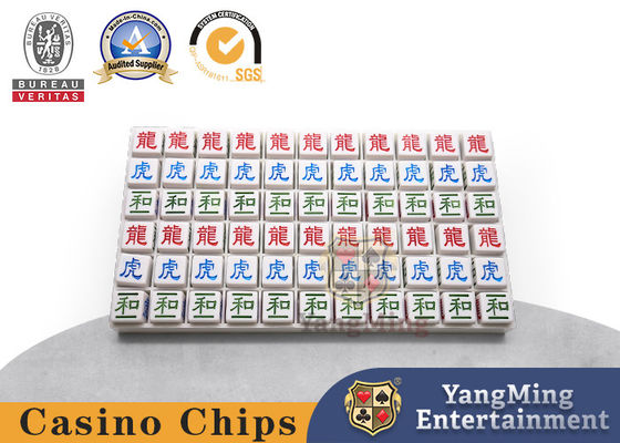 Chữ khắc nhiệt độ cao Chữ khắc acrylic Giọt sương Rồng Tiger Tie Trò chơi casino