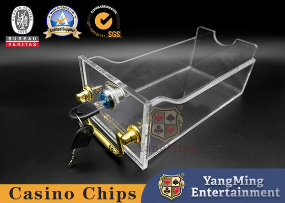 Một hộp vứt bỏ hoàn toàn minh bạch 8 bộ bài chơi Casino Club vứt bỏ