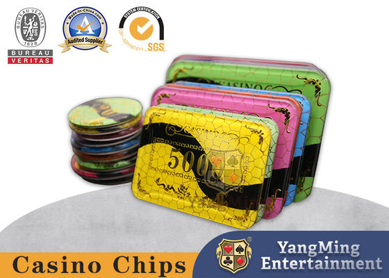 Đồng tiền chip Baccarat, Acrylic Hot Stamping Crystal Poker Table Game Chips có thể được tùy chỉnh