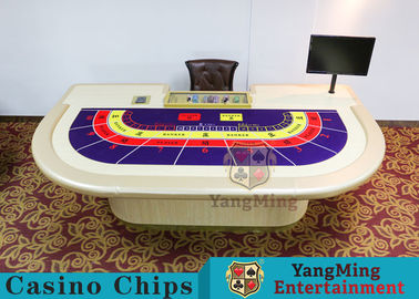 Macao VIP Đặt riêng Casino Bàn giải trí Bàn chơi Poker Chiếc bàn chơi sang trọng 9 người chơi