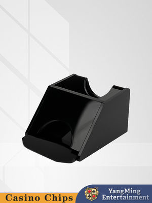 All Black Acrylic Casino Table Black Jack Niuniu 1 Deck Poker Table Table Top Card Dealer Bàn chơi bài