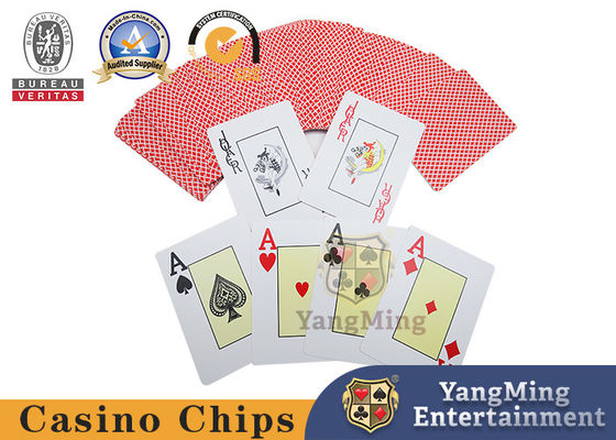 Bàn chơi Texas Hold'em PVC Bảng in nhựa Phông chữ lớn Kiểm soát nước Đỏ Xanh
