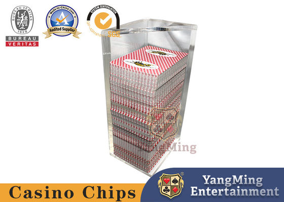 8 Deck Poker Discard Holder, Black Jack Texas Table Game, Acrylic, Hoàn toàn minh bạch