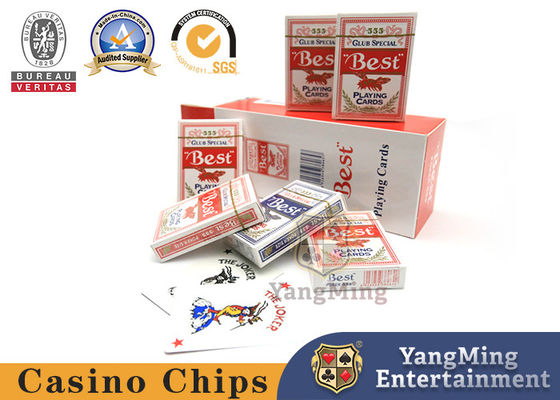 555 Red Blue Bee Poker Casino Baccarat Texas Table Game 280g Thẻ bài Blue Core