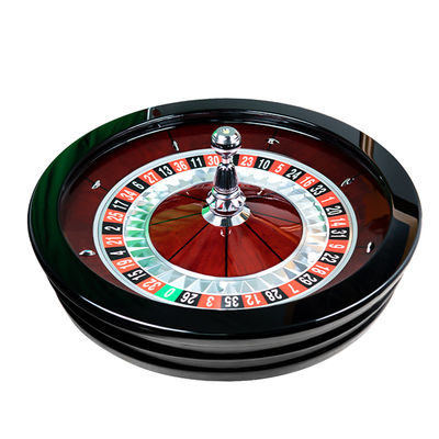 Nhập khẩu quốc tế Đơn vị 0 Solid Wood Roulette Casino Roulette Poker Table Game 82cm Manual Roulette