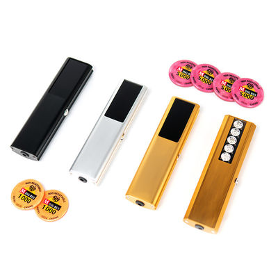 Gold Black Wireless Charging Poker Chip Code Checker Casino Baccarat Poker Trò chơi bàn