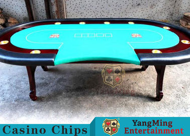 H Feet Texas Holdem Poker Table Mô hình kinh tế Phong cách nhà máy Dedicated Texas Poker Game Table With 10 Seats