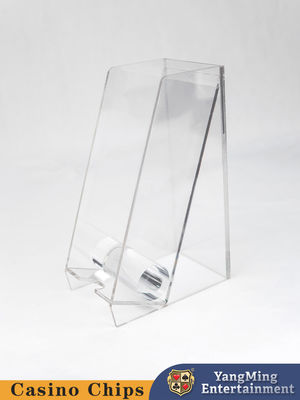 8 bộ của người giữ thẻ Poker, hoàn toàn minh bạch Acrylic Baccarat Poker Table Games Box