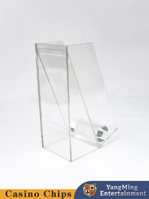 Baccarat Poker Table Thẻ bỏ qua Hộp thẻ chơi 8 sàn Acrylic minh bạch