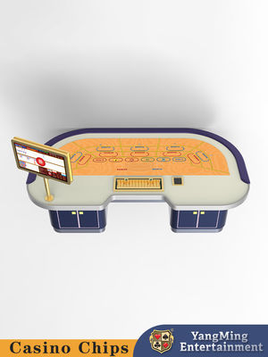 Sản phẩm mới ra mắt Deluxe nâng cấp tùy chỉnh Bar Protector bàn Baccarat Casino Poker Game Table