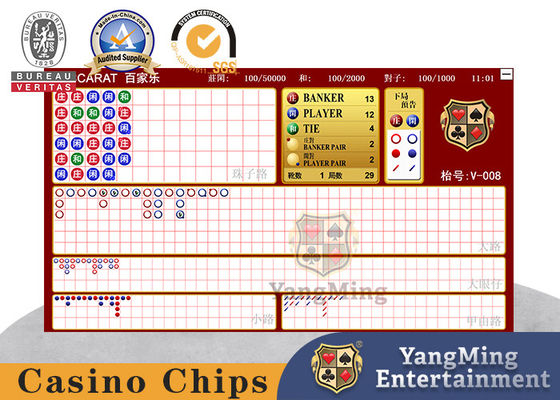 Phiên bản mới ra mắt hệ thống cờ bạc Baccarat điện tử Poker Club Game Electronic System