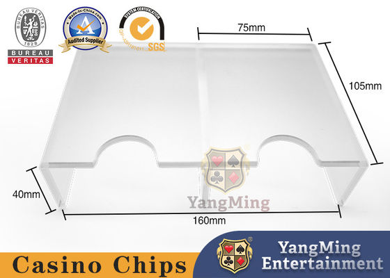 Cung cấp cổ phiếu Acrylic Frosted hai khoang Thể thao Niuniu Bàn cờ bạc Poker Thể thao Thể thao